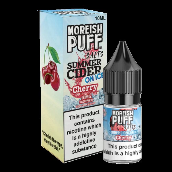 Moreish Puff Cherry Summer Cider on Ice 10ml Nic S...