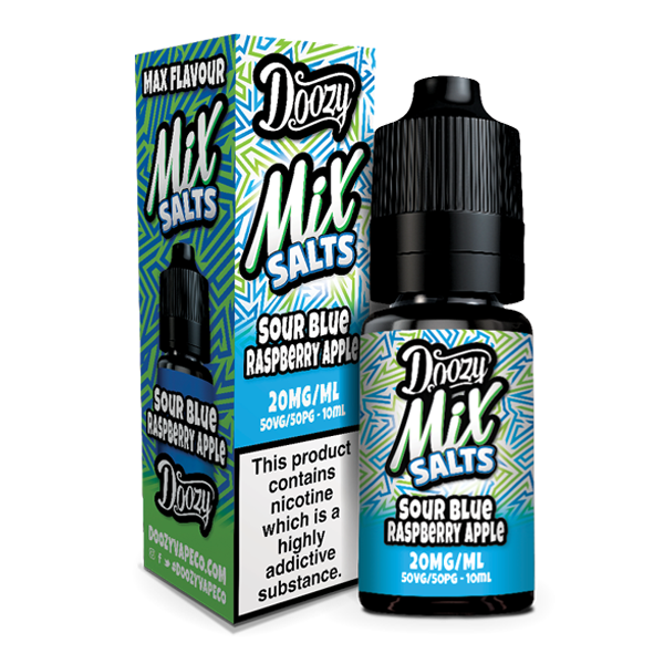 Doozy Mix Salts Sour Blue Raspberry Apple 10ml E-L...