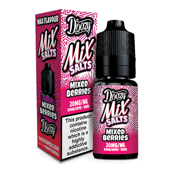 Doozy Mix Salts Mixed Berries 10ml E-Liquid