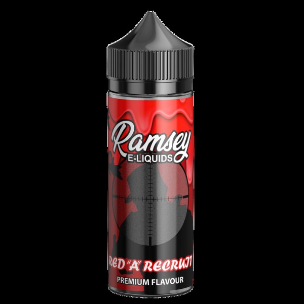 Ramsey E-Liquids Red A Recruit 0mg 100ml Short Fil...