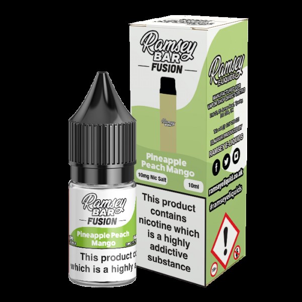 Ramsey E-Liquids Fusion: Pineapple Peach Mango 10m...