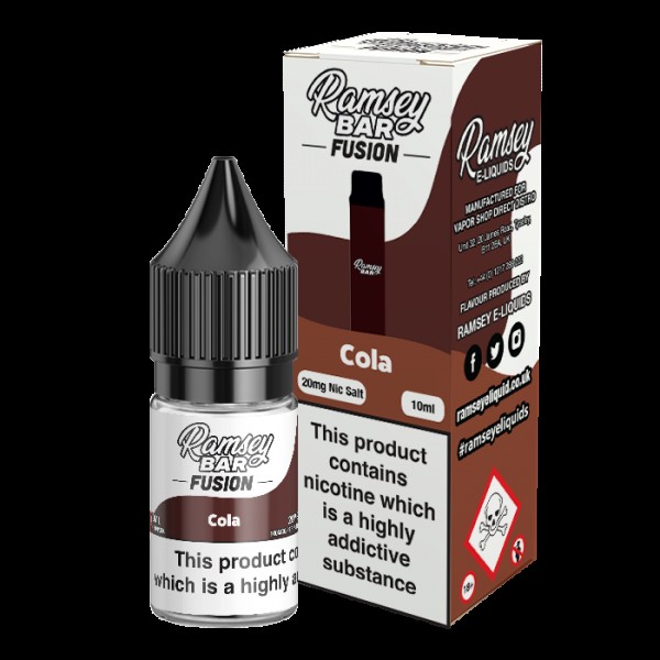 Ramsey Bar Fusion Cola 10ml Nic Salt