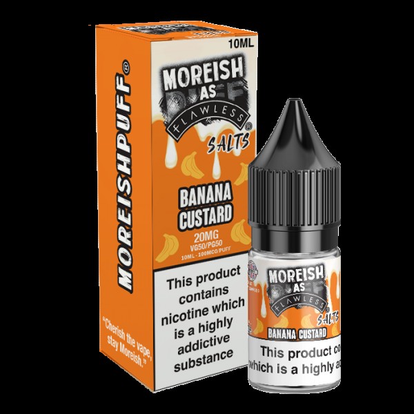 Moreish Puff Banana Custard 10ml Nic Salt