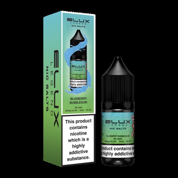 Elux Legend Blueberry Bubblegum Nic Salt 10ml