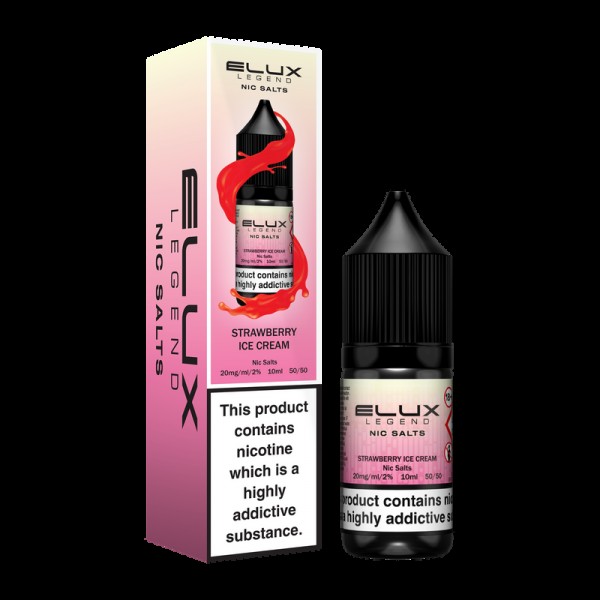 Elux Legend Strawberry Ice Cream Nic Salt 10ml