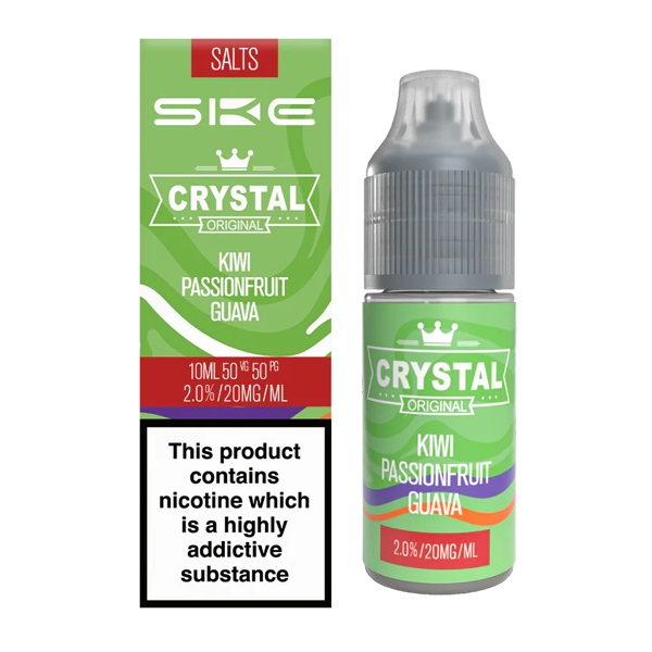 SKE Crystal Original Salts Kiwi Passionfruit Guava...